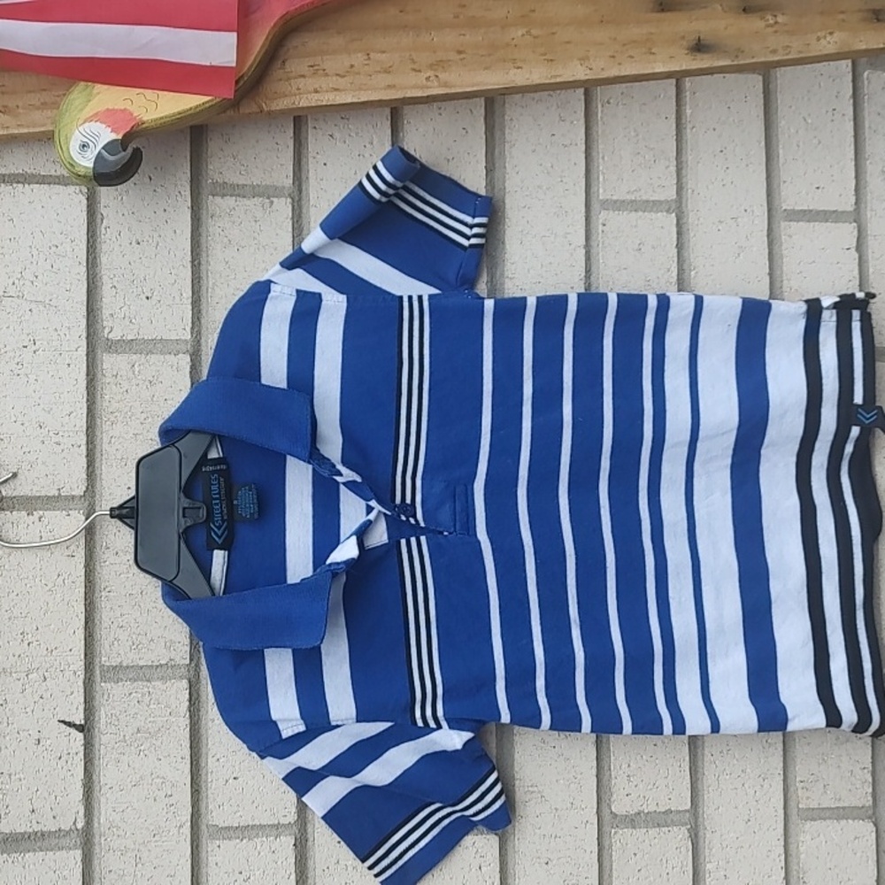 Blue/White Shirt